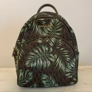Michael Kors Anabelle Palm Tree Backpack